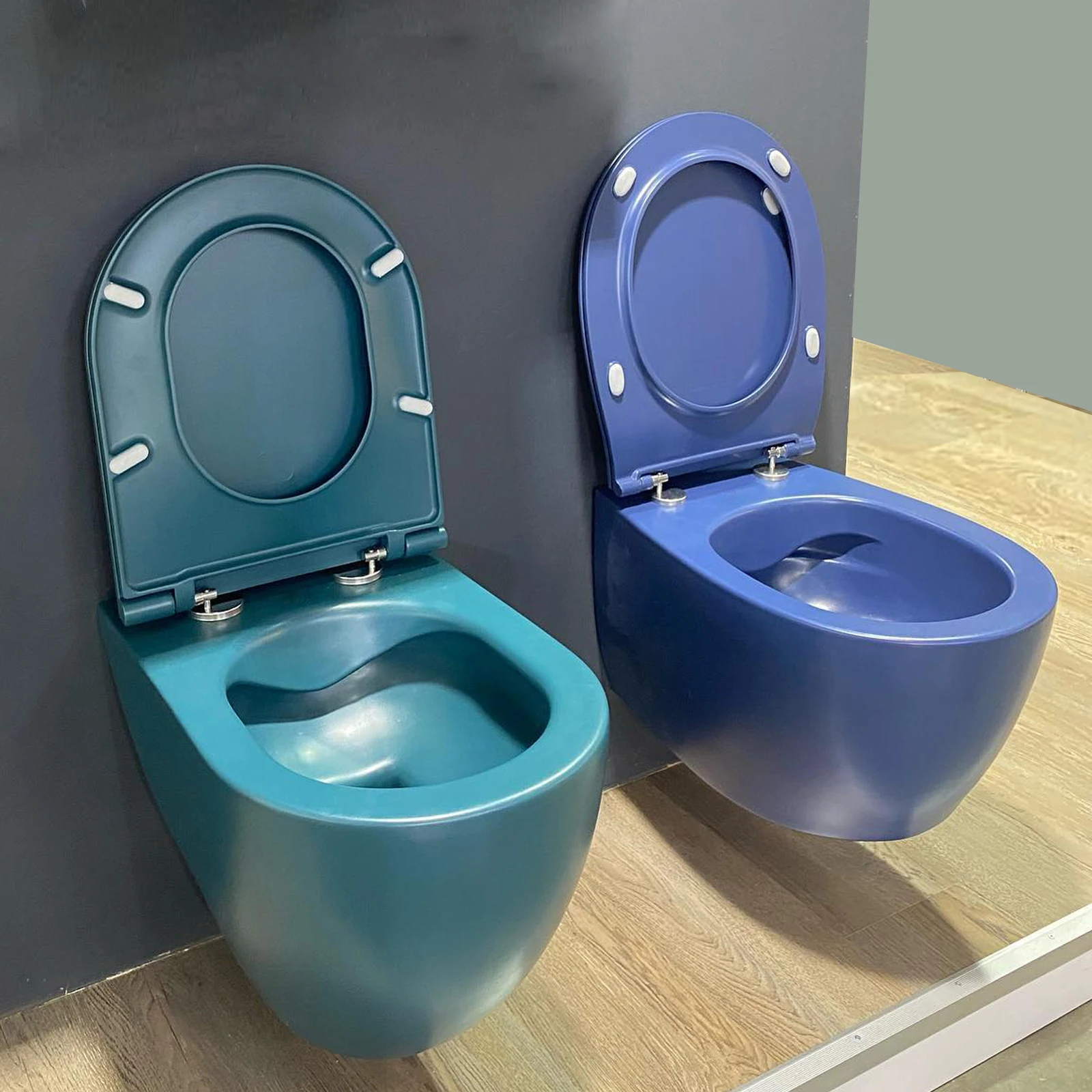 crystal toilet wall hung wc smart sanitary shower bidet bowl closet supplier washdown one piece new color wand closets  model