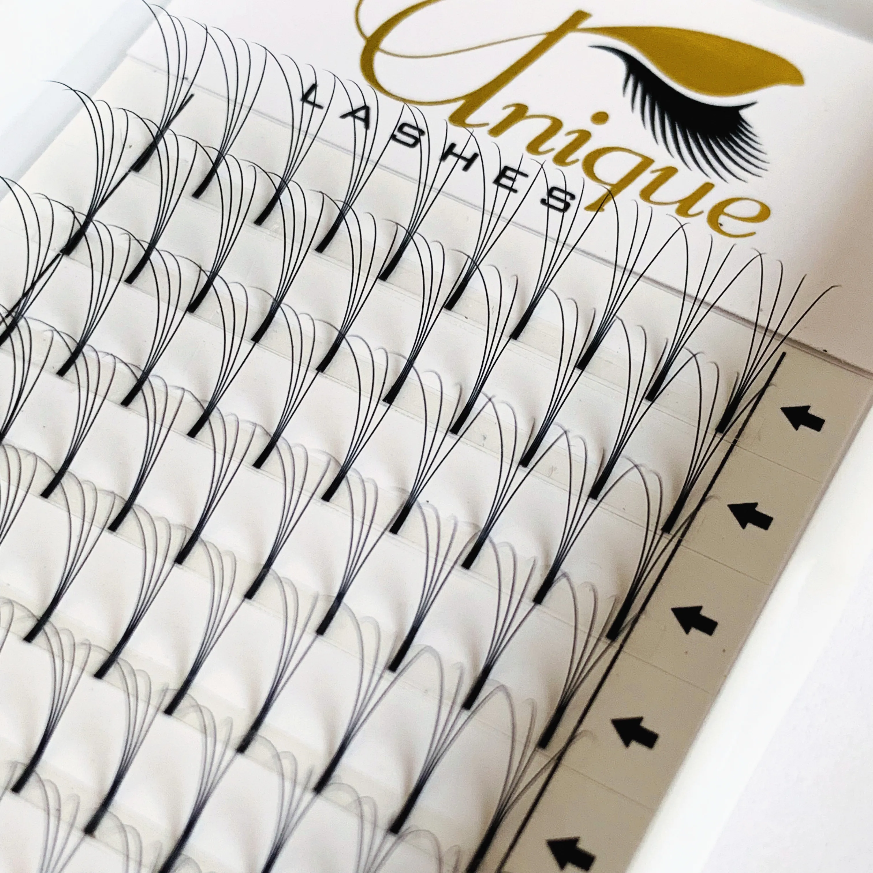 Cashmere handmade premade volume fans long stem 3d 4d 5d 6d C D curl 8-15mm premade fan eyelash extension 7d 8d 9d silk lashes