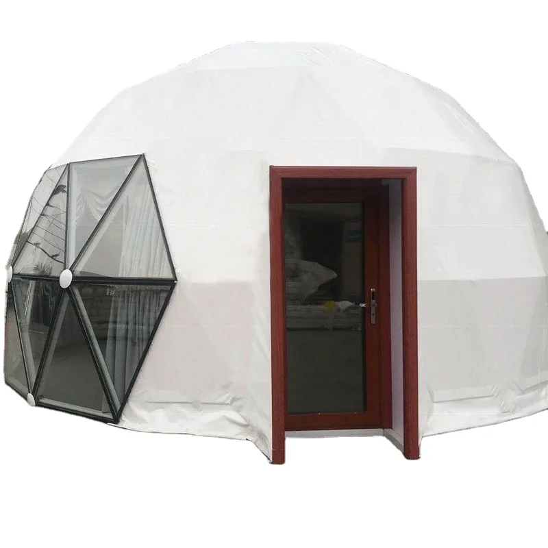 Геодезические купольные тепличные палатки, гламурные садовые стеклянные ПВХ купольные домики Igloo для продажи, палатка для отеля