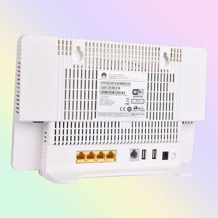 Двухдиапазонный 2,4G/5G Ac Wifi 4Ge Pots маршрутизатор английская прошивка 8245Q2 волоконный модем Ont Gepon Gpon Onu для Huawei