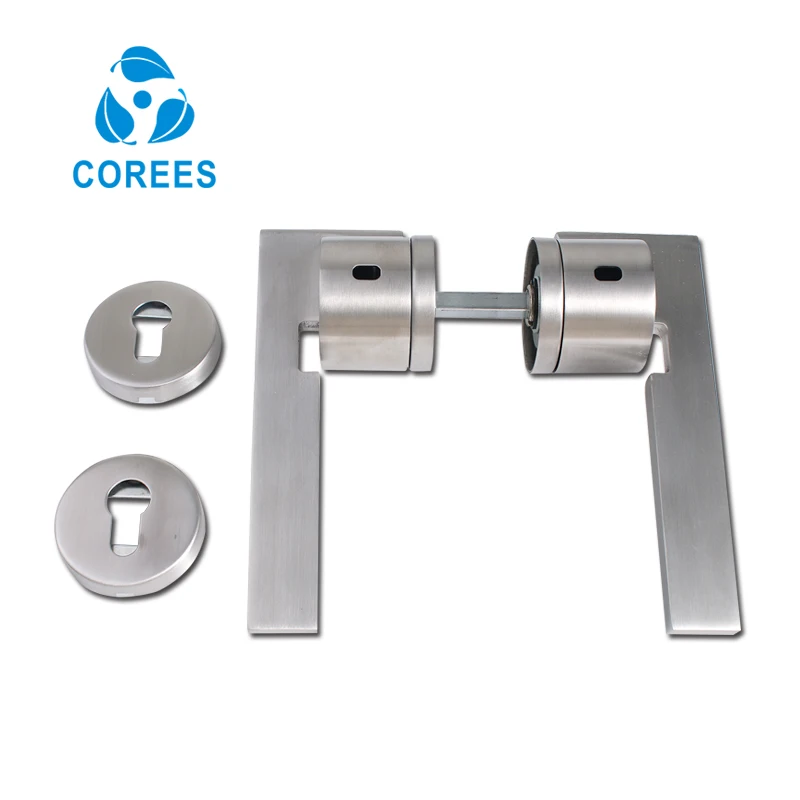 Stainless steel bedroom door lock silent European door light luxury lock household simple split lock