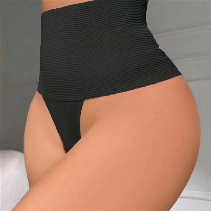 Seamless High Waist Body Shaper thongs Tummy Control Slimming Underwear Butt Lifter Thong Panties