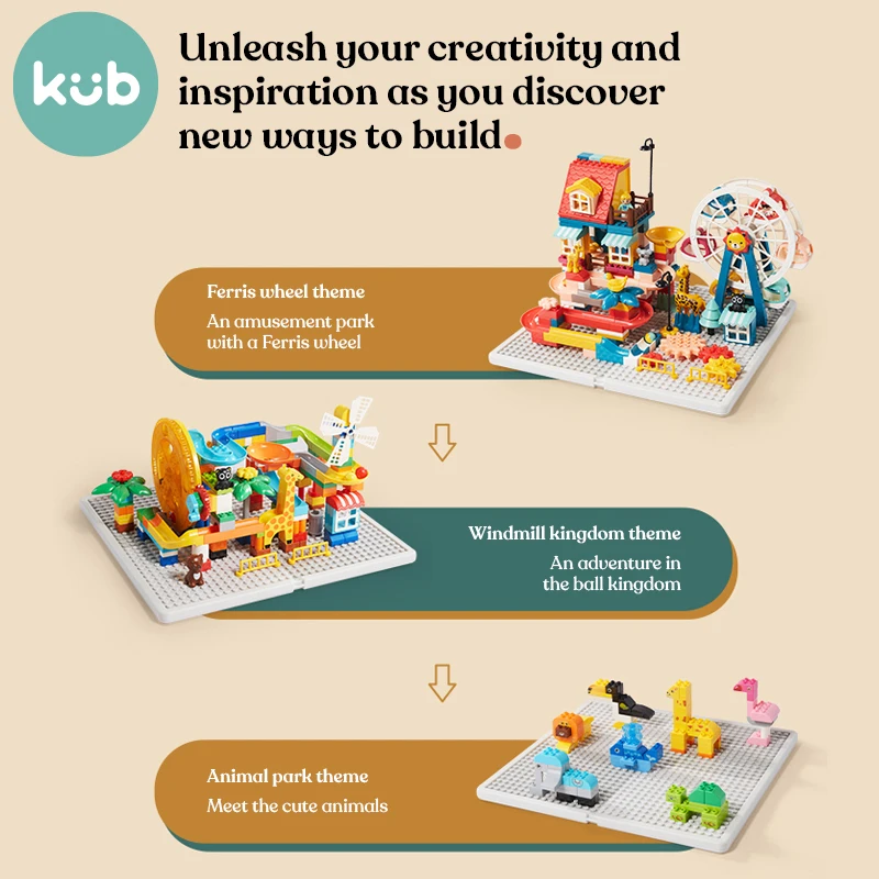 Kub 6 In 1 Multifunctional Kids Block Building Table Set Learning Playing Drawing Table Kids Building Block Table And Chair