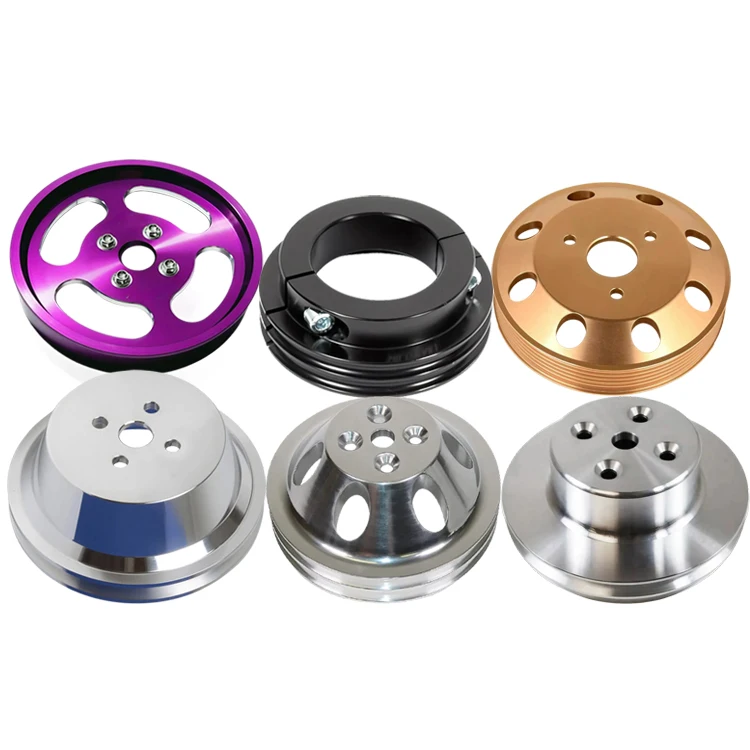 Factory Custom Manufacture Aluminum V-Belt Water Pump Pulley