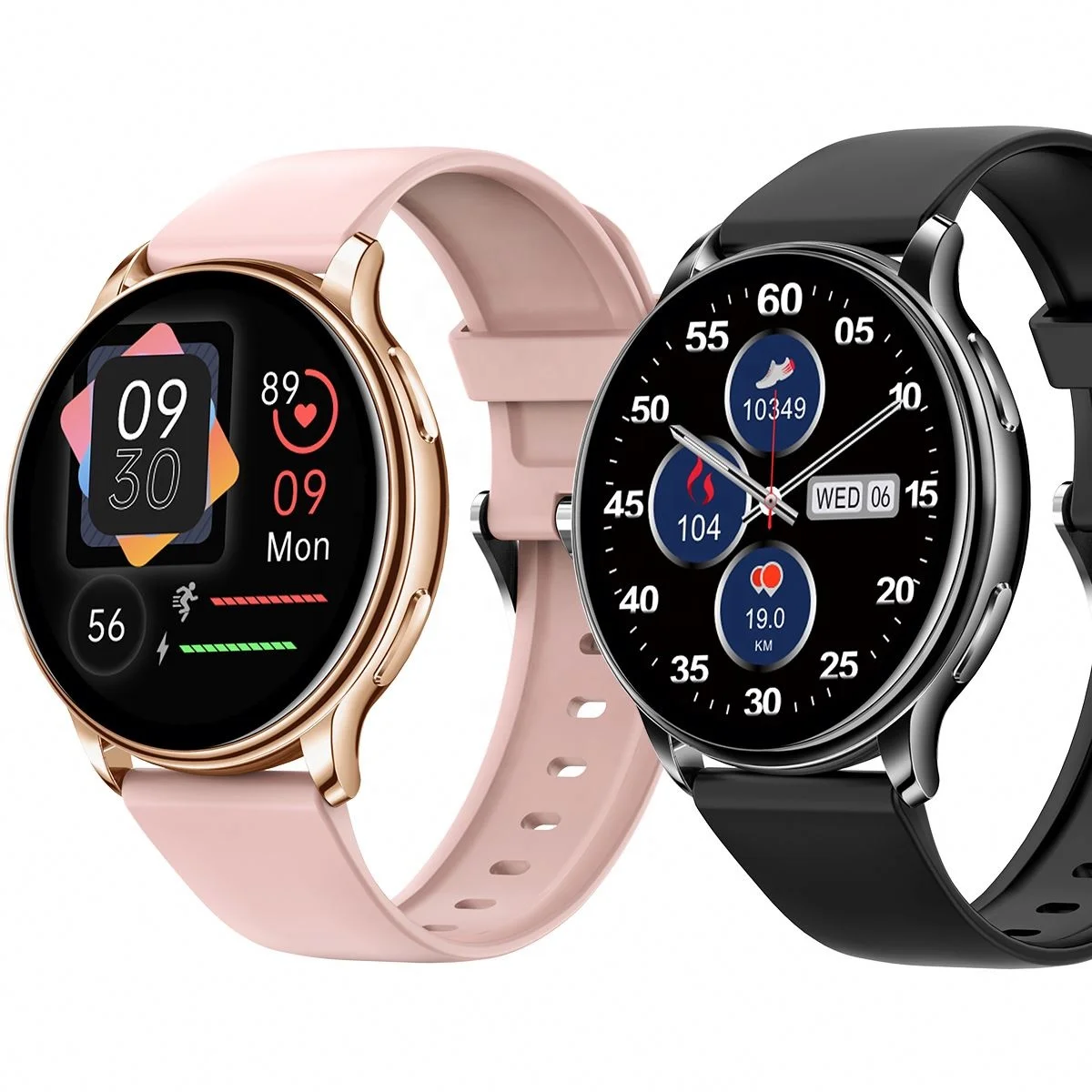 Round Y33 Smartwatch Touchscreen Display ECG+PPG Reloj Inteligente Blood Oxygen Smart Watch Wholesale