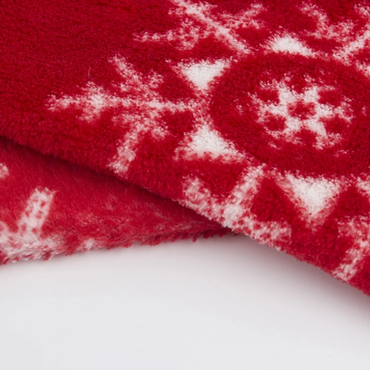 wholesale austrian purple fleece fabric custom print sherpa fleece fabric