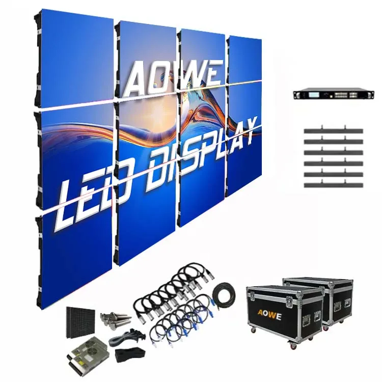 China AOWE high- quality new rental screen P2.6 P2.9 P3.9 P4.8 indoor outdoor stage Advertising led display