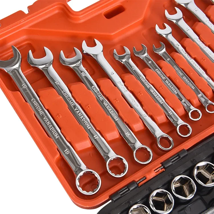 Hot Sale 61 Pieces Hand Box Case Kit Hardware Car and Bicycle Mechanic Automotive Tools Includes Combination OEM Supported