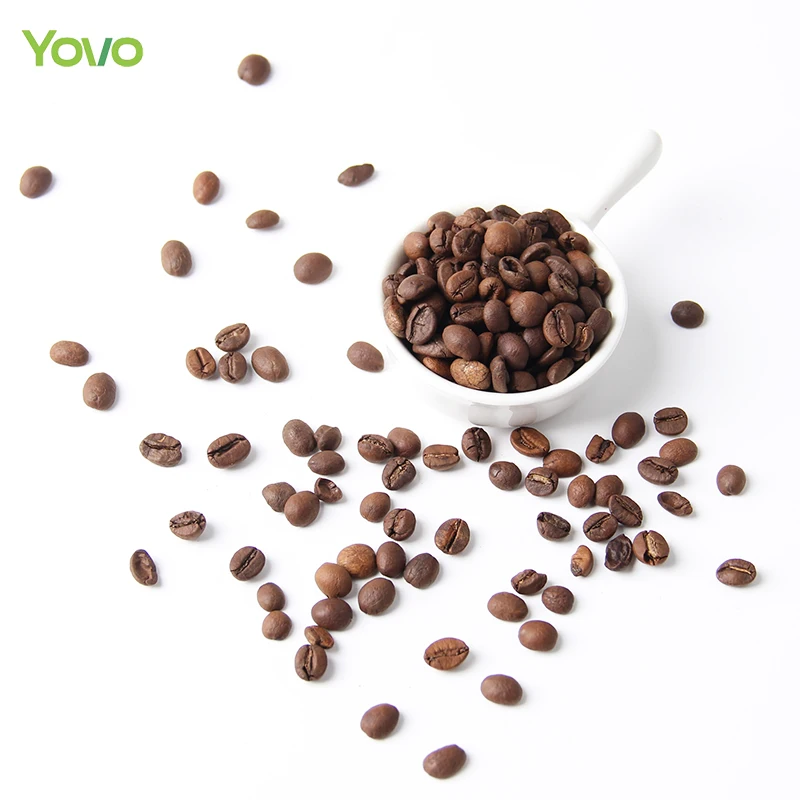 OEM Private Label High Quality Dried Roasted Coffee Beans Coffea Arabica Medium Roasted Coffee Beans