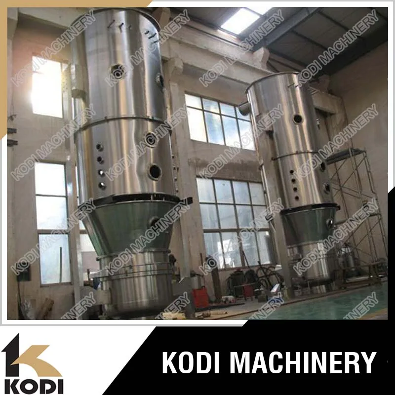 KODI FG Model Industrial Vertical Fluid Bed Dryer