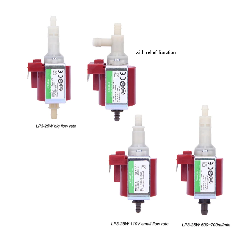High Press 3 Bar Water Pump 18W 25W Solenoid Pump For Coffee Maker