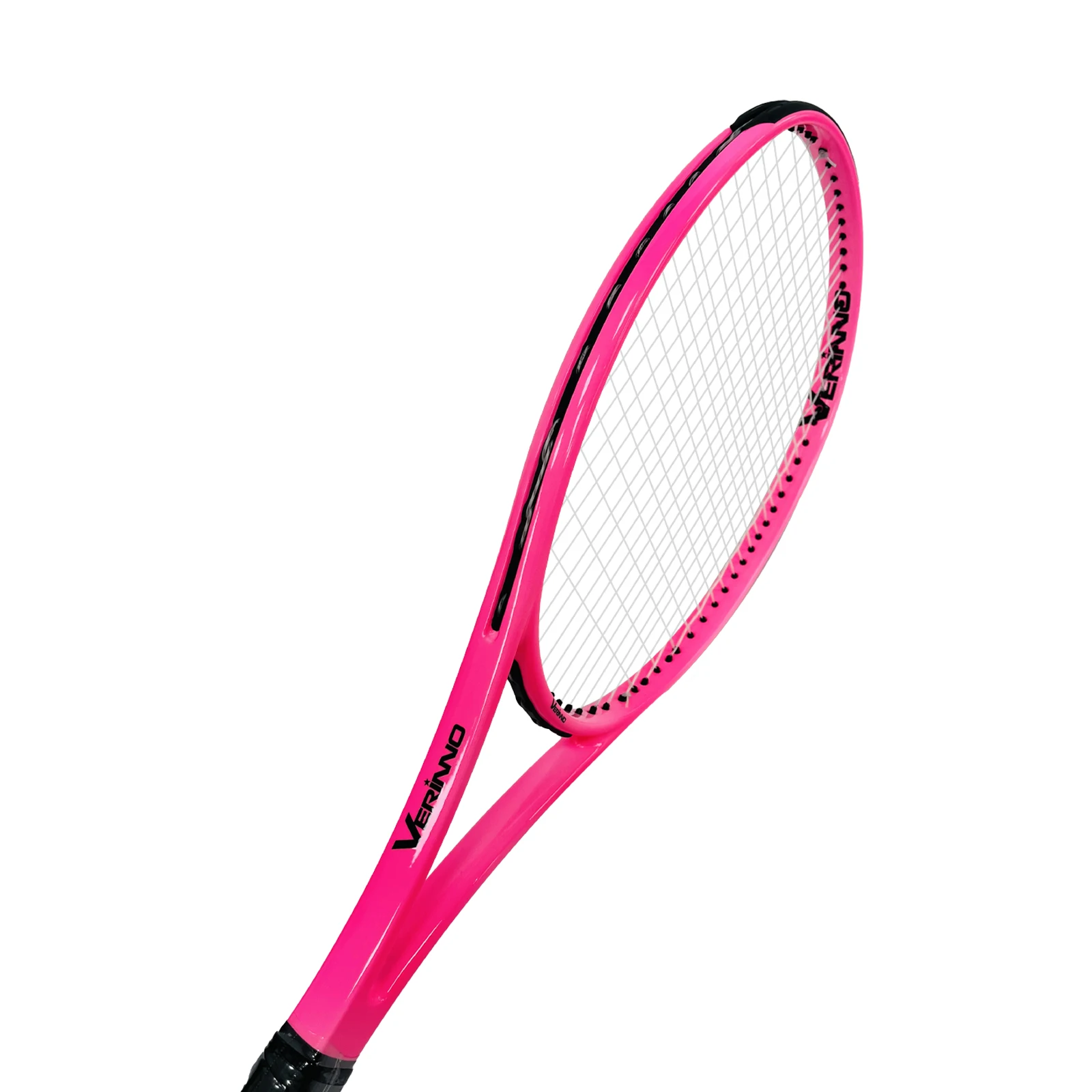 Hot Sale Optical Pink Glow in the dark carbon fiber head tennis racquet blade 98