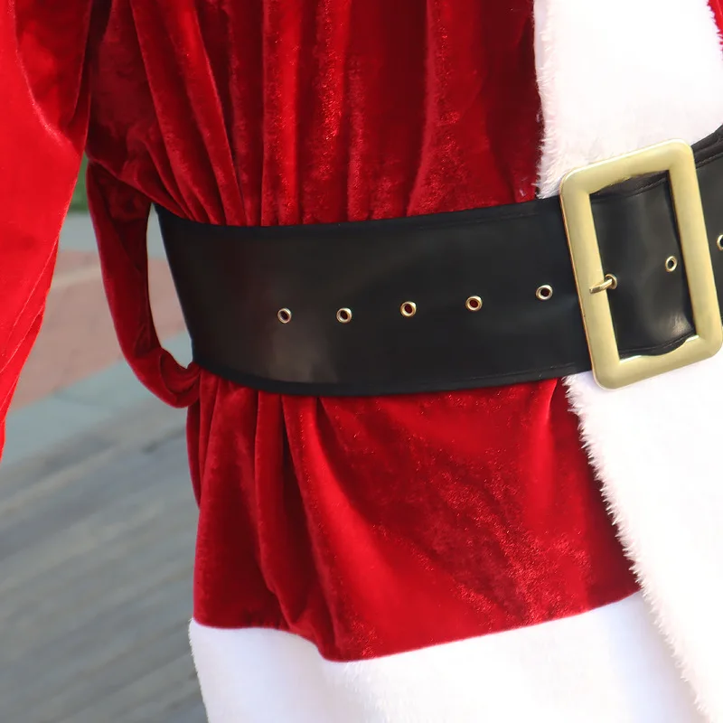  Santa Claus Costume For Adults Cosplay High Quality Thicken And Add Cotton Clothes Fancy 2021 Hot