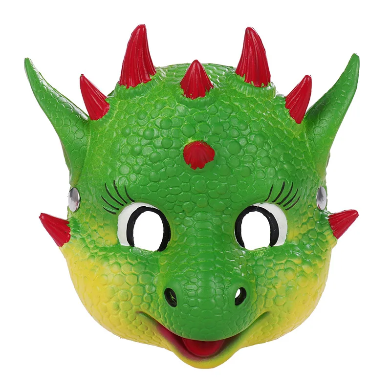 Soft Eva Colorful Children Anime Dragon Mask Halloween Fancy Dress Kids Party Mask