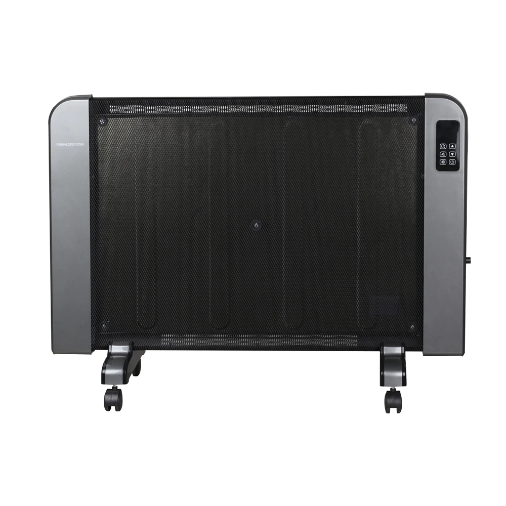 freestanding wall mounting electric panel mica convector heater with remote control