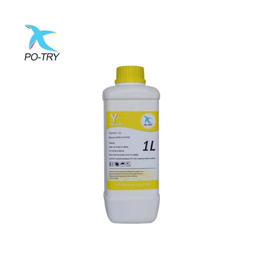 PO-TRY 1000ml DTF pigment heat transfer pet film ink Textile Printing Ink DTF Ink