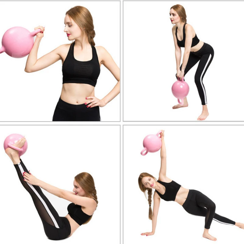 New PVC Portable Adjustable Weight Kettlebell Women Fitness Kettlebell
