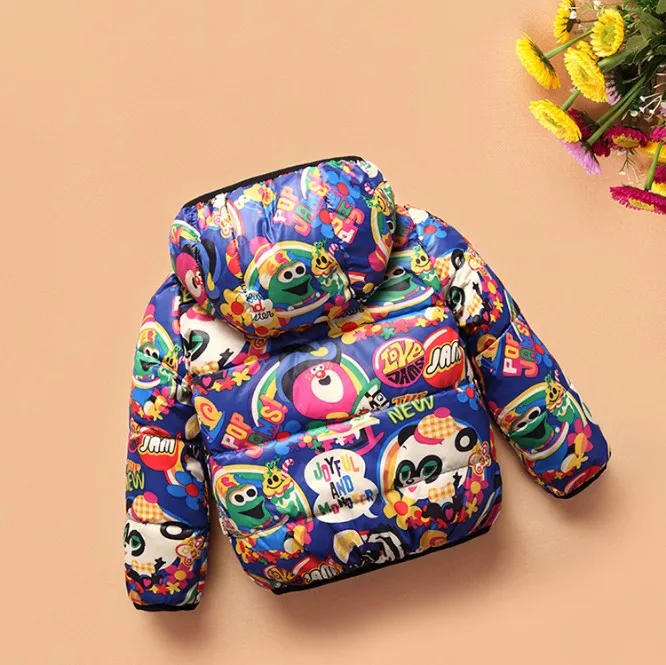 
Winter kids Cotton Coat Baby Hooded coat Infant jacket 
