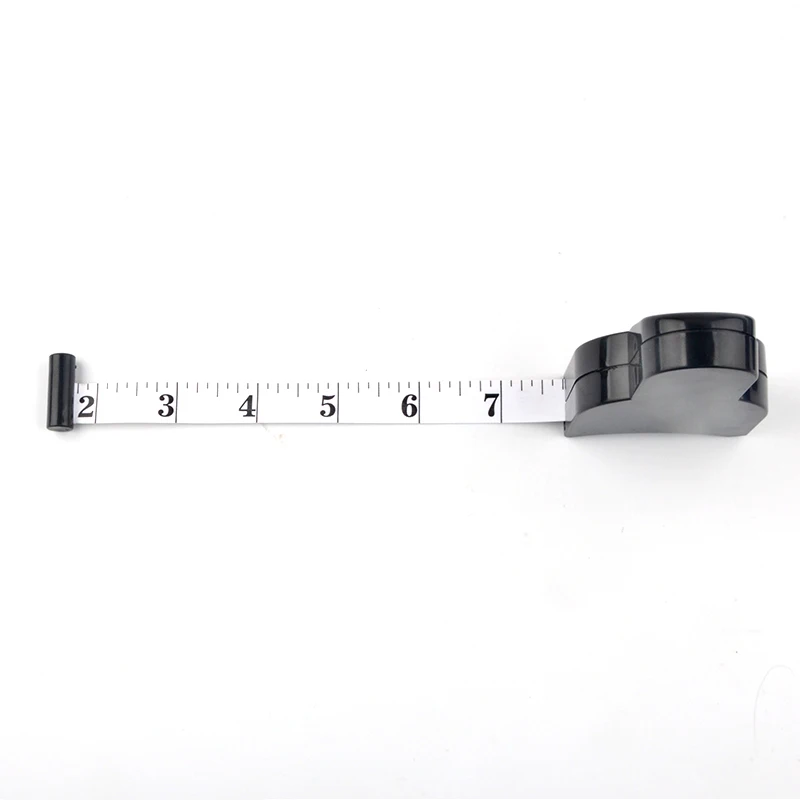 Black Special Retractable Auto Logo Printed Waist Circumference Fiberglass Measuring Tape 60 inch