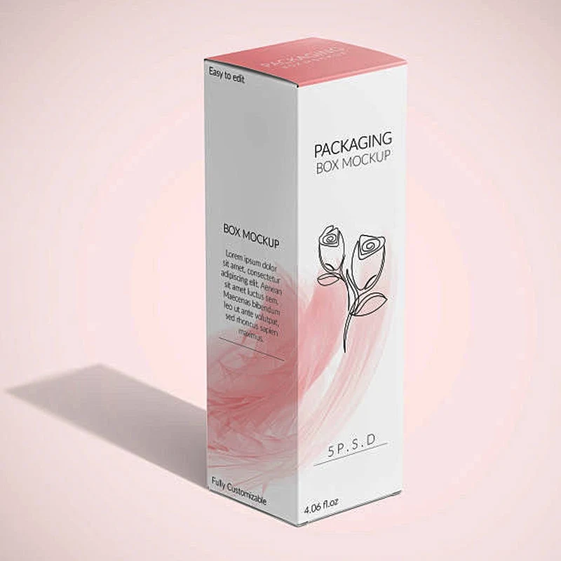 Custom Eco Friendly Double Side product perfume box Flower Tea Coffee printing small Card box cosmetic packaging boxes