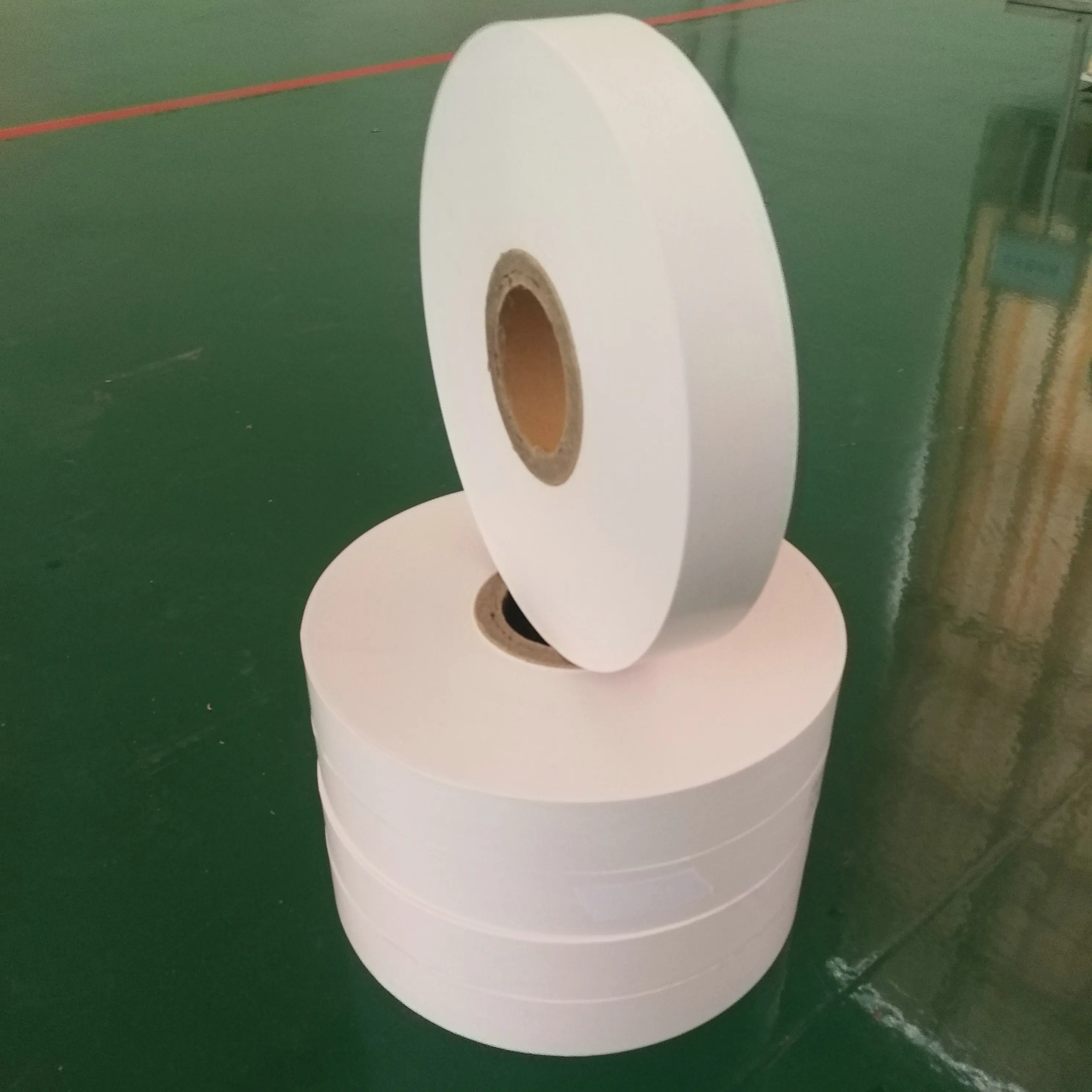 
White 60gsm Coated Glassine Release Liner Single Side Silicone Release Paper 