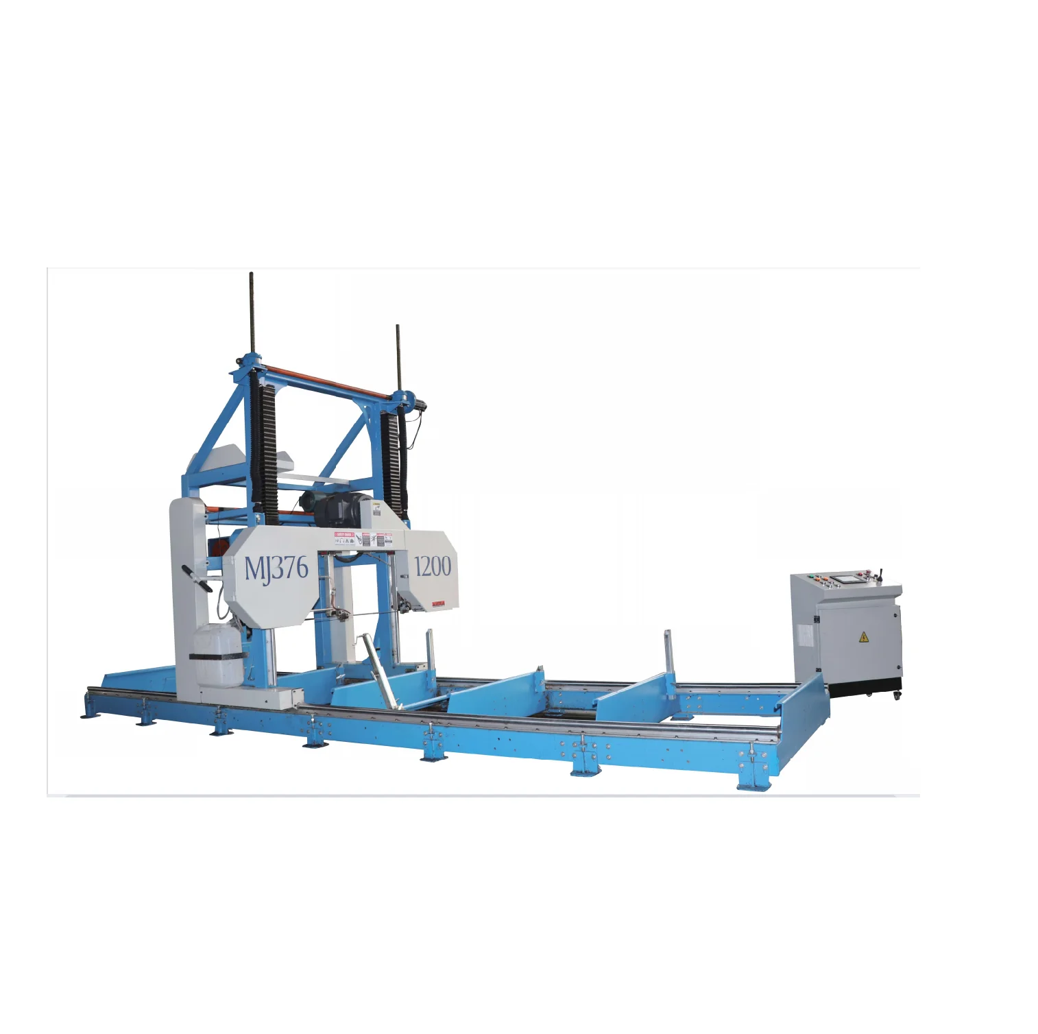 MJ376 Lateral Woodworking Band Saw Machine Heavy Duty Cutting Logs