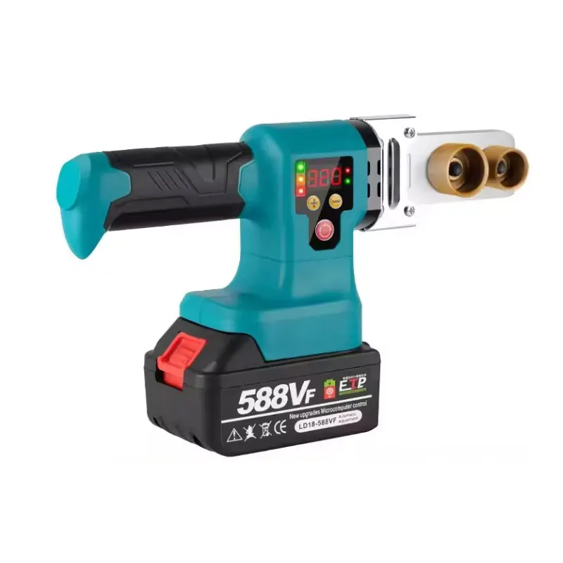 CISIVIS Hot Sale 1400W Cordless Plastic Welding Machine PE/PPR/PB/PPC Pipe Melter Pipe Welding Machine