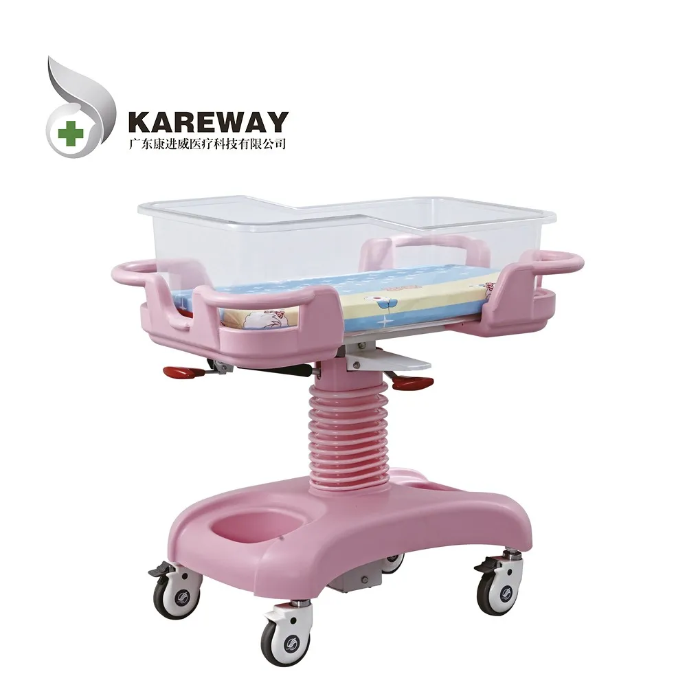 Wholesale ABS Baby Medical Bed Children Pediatric Bed Manual Newborn ICU Crib