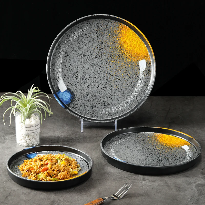 Wholesale dinner plates japanese plato melamina high quality melamine sushi dishes restaurant tableware