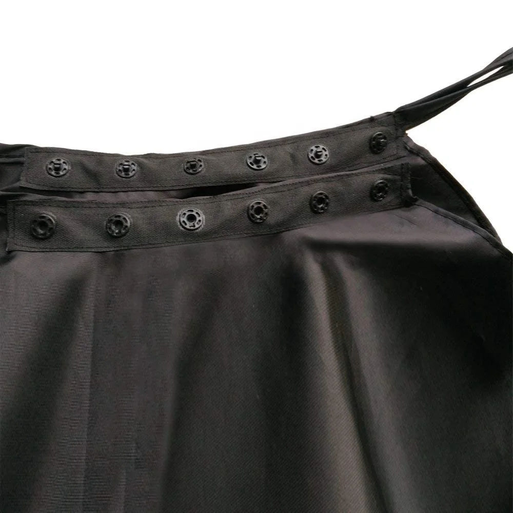 Custom Logo  Professional Salon Use Cape Hair Cutting Polyester Barber Styling Cape with Buttons