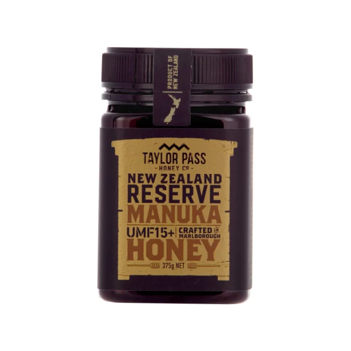 100% Pure Unique Factor Sustainable Honey Award Winning MGO514+ New Zealand Origin Certified Reserve Active Manuka UMF15+ 375g