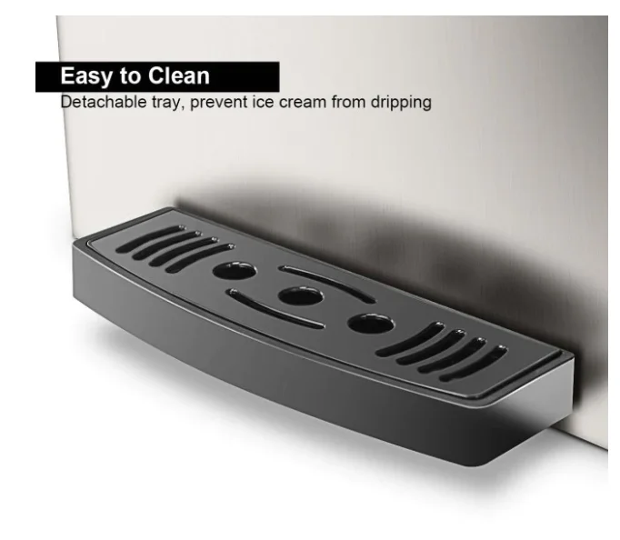 Ice Cream Freezer Compressor Refrigeration Stainless Steel Machine Ice Cream Professional