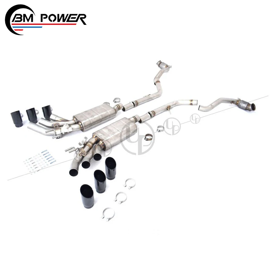 Stainless steel 2019 year G class w463a w464 g63 g500 IPE car exhaust tips muffler pipes system performance luxury body kit part