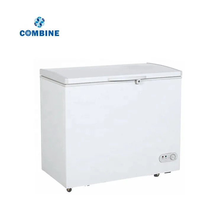 BD-168 Mini 12V Solar energy  single top open door Deep Freezer with baskets for freezing the food
