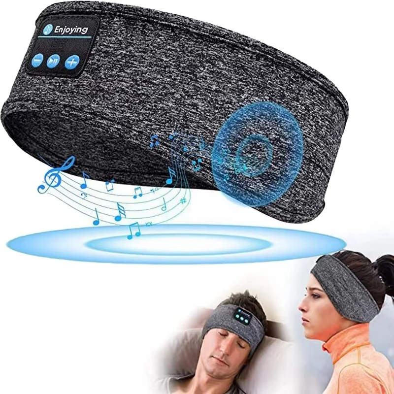 5 0 беспроводные наушники для сна Bluetooth с хлопчатобумажной тканью тонкими динамиками спорта и отдыха