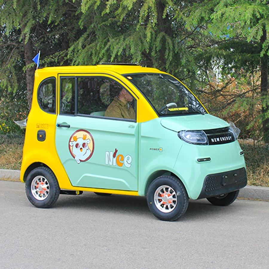 Low Speed 120km Range Manufacturer 2024 China Luxury 2 Seats 4 Wheel Adult Mini Electric Cars