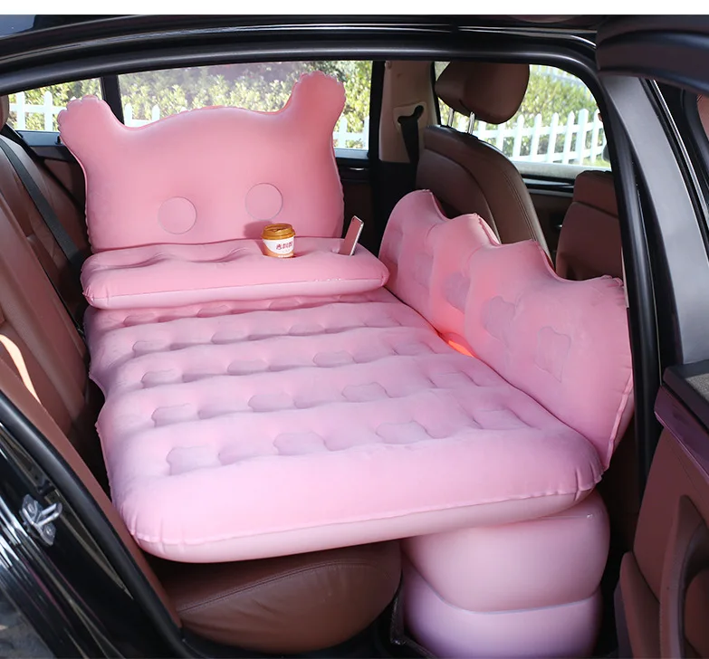 Car Travel Bed Double Folding Camping Bed For Car Backseat SUV Air Mattress Saloon Mpv DIY Rear Seat For Car Air Beds Traveling