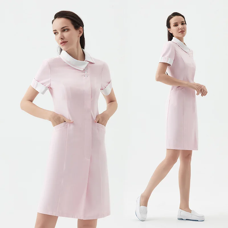 nurse uniforms scrubs sets fashionable designs custom uniform Hospital Short sleeve skirt
