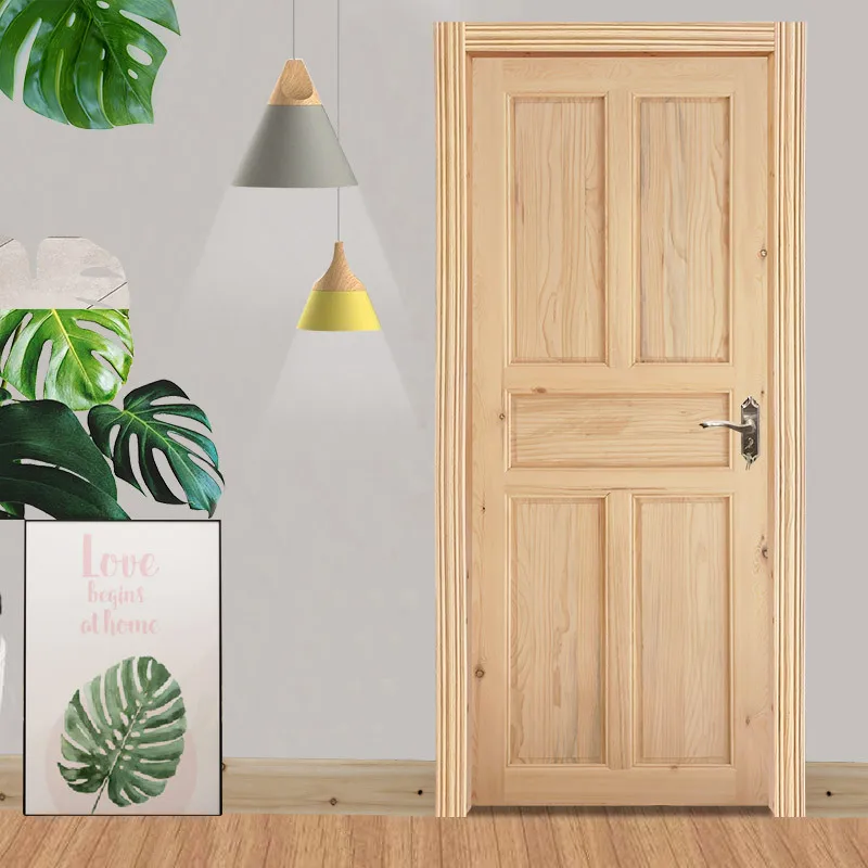 Evereco Prettywood низкая цена предварительно вывешенные 2 панели деревянная меламиновая дверь для спальни