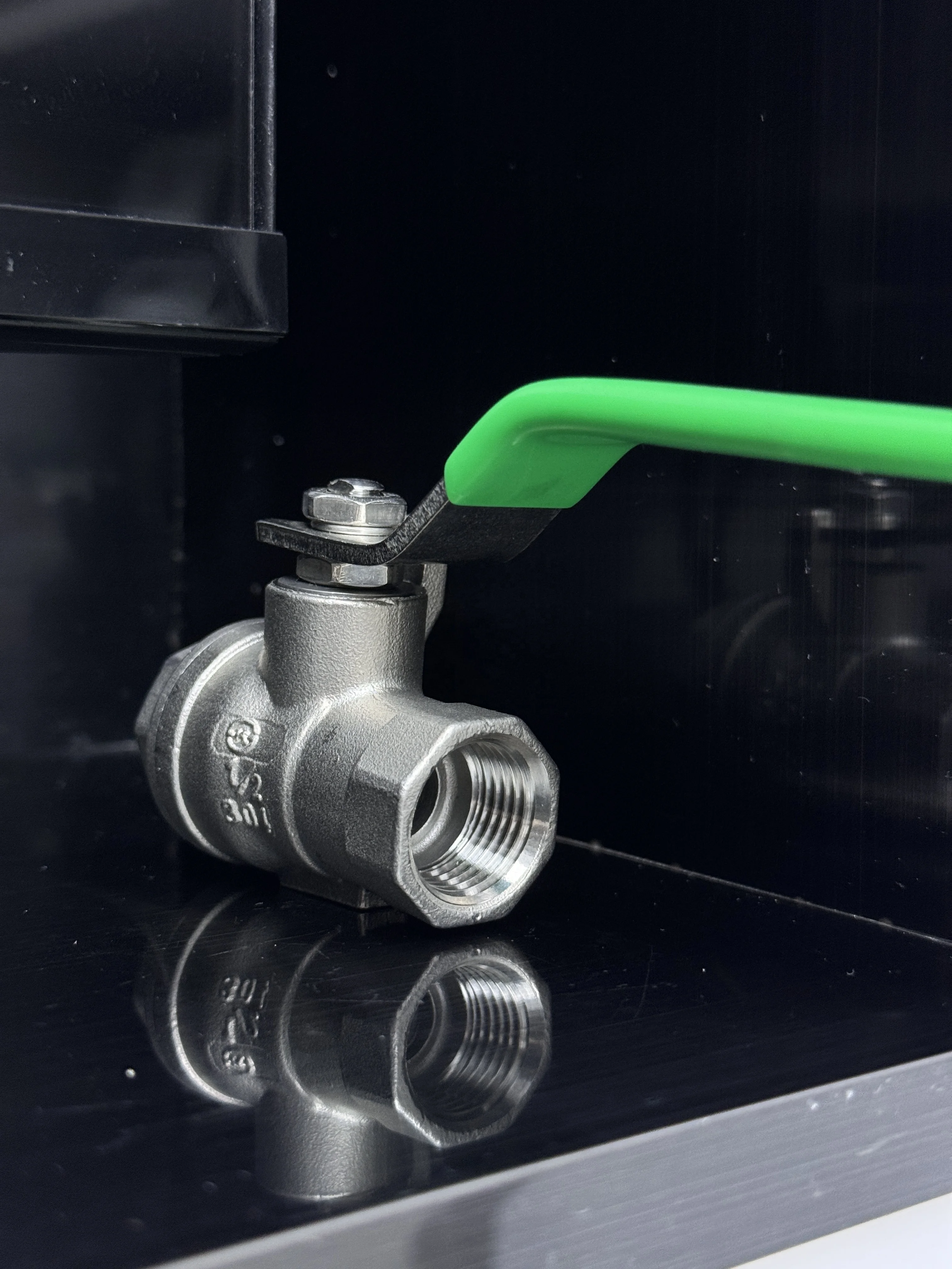 DKV Stainless Steel 304 2pc Ball Valve Threaded Ends 2pc Stainless Steel 304 Two Piece Full Bore BSP NPT Ball Valve 800WOG