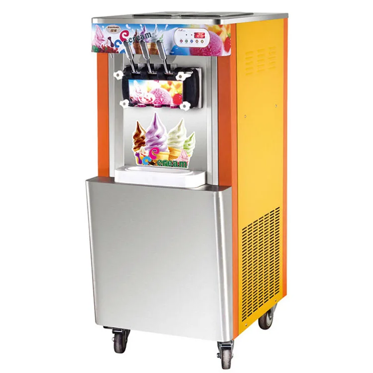 Three flavors hot sale commercial cone counter Ice cream machine stainless steel ice cream machine for sale