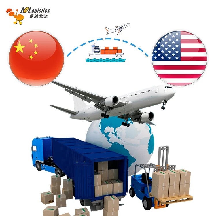 FBA Door to Door Air Cargo DDP DDU Air Freight Forwarder China Shipping Agent to USA CANADA UK