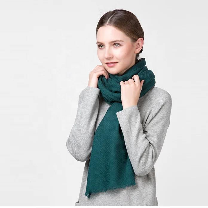 custom bulk ladies 100% raw wool pattern  pashmina stole for sale women scarf shawl winter