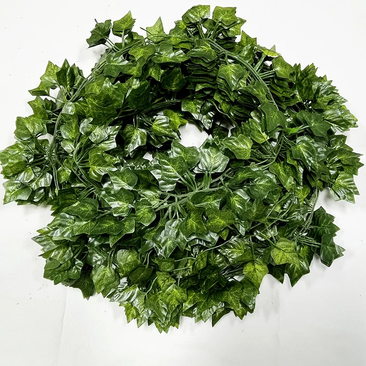Hot selling real touch artificial plants ivy vine hanging greenery ivy artificial wall