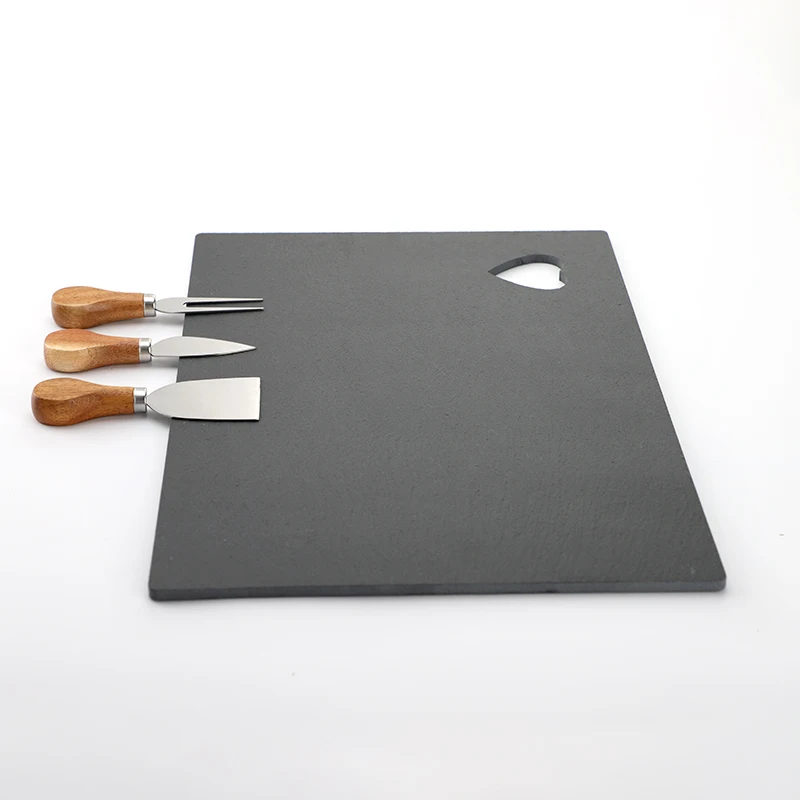 Passed Direct Factory Dinnerware Modern Vintage Restaurant Salad Slate Cheese Board With Knifive