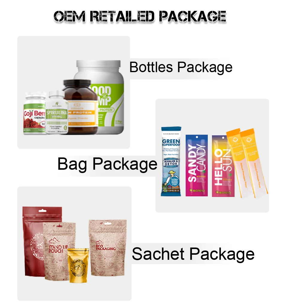 Private Label Vegan Protein Powder Organic Pea Protein Isolate Powder