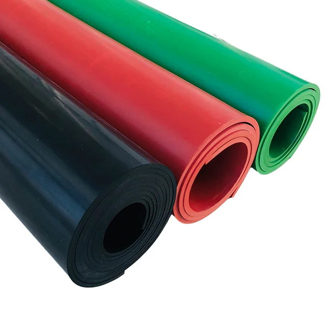 SBR /NBR /EPDM /Neoprene/FKM /Silicone rubber sheet/rubber rolls 1mm-100mm vulcanized industrial custom color