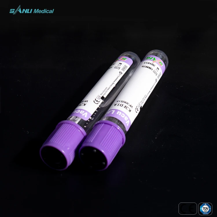 6.0ml  EDTA K3 Blood Collection Tubes