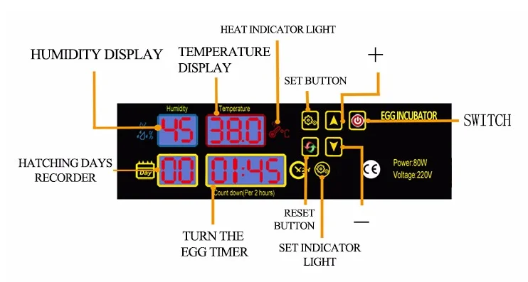 Hhd Mini Poultry 96/112 eggs fully automated incubator manufacturers direct sales