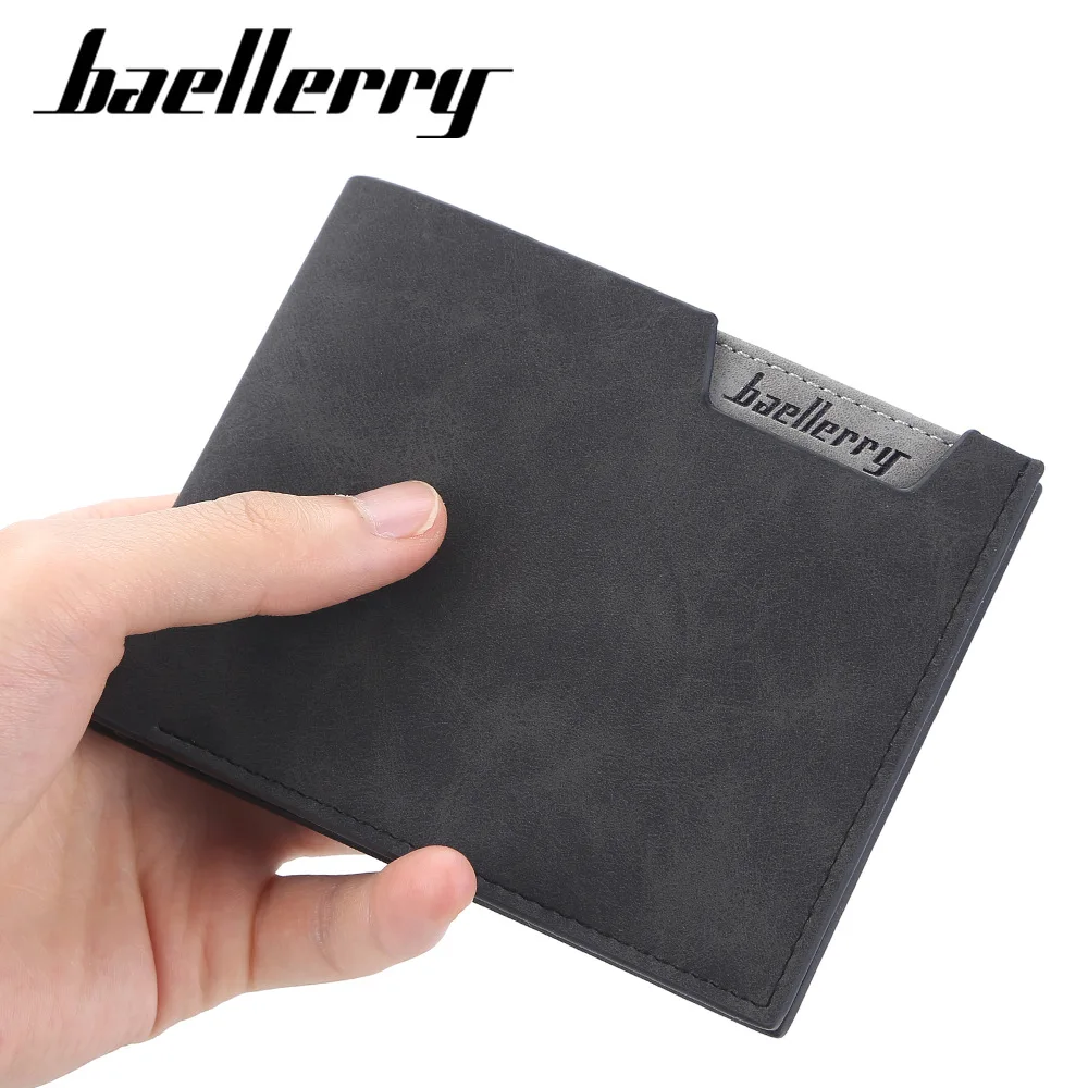 High Quality custom logo Slim best wallet for man Classic Business leather men money bag wallet for credit cards